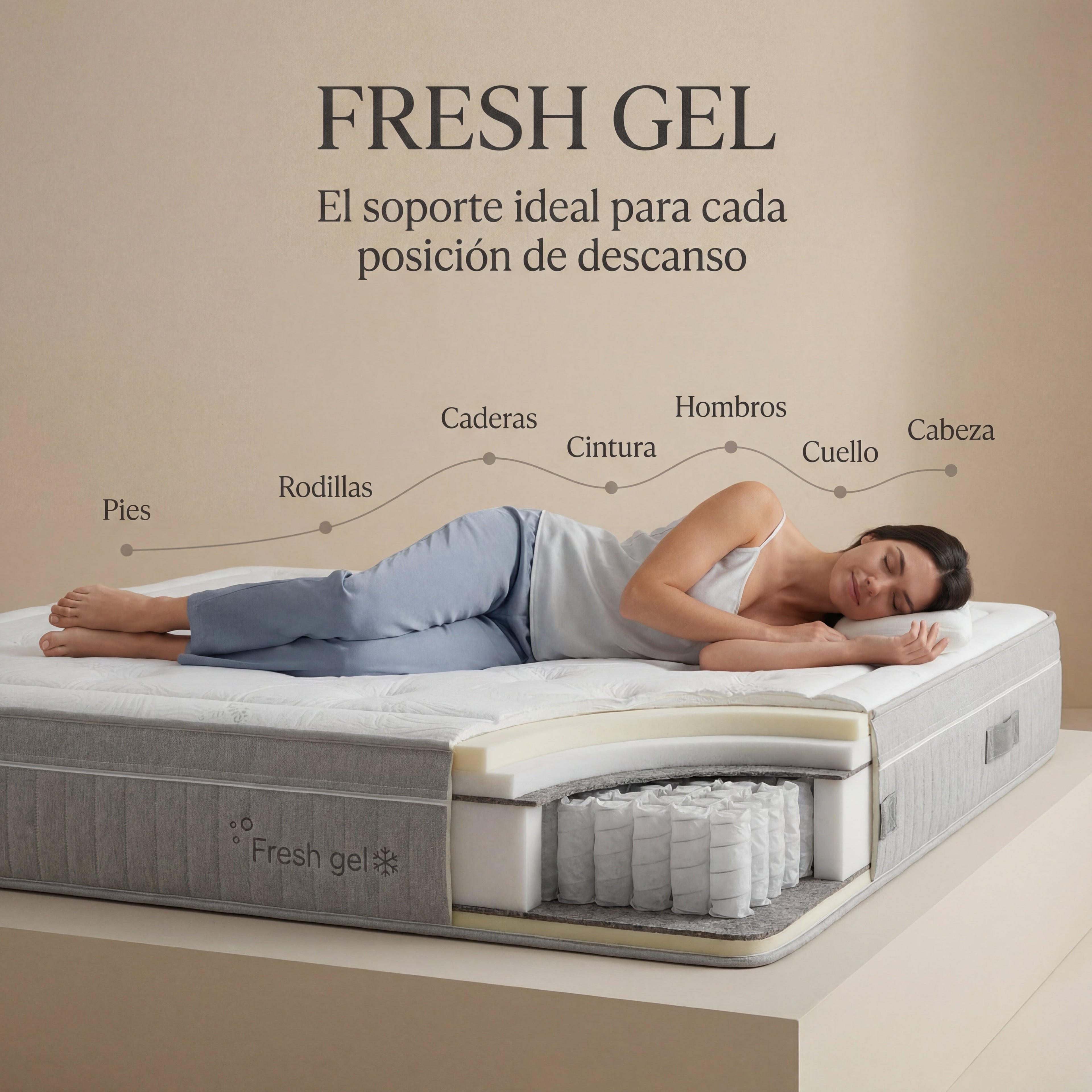 COLCHÓN FRESH GEL